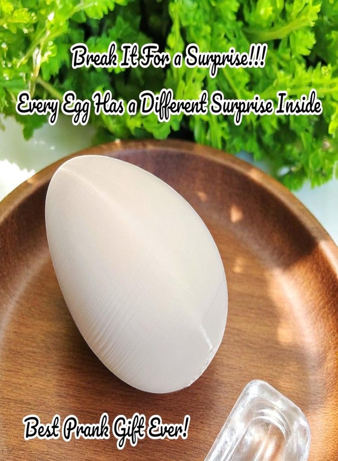 Sentosa Surprise Mystery Egg Prank Gift, White Breakable Egg with Hidden Surprise Inside, Fun Novelty Gift - Image 2
